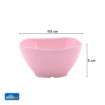 ชามเมลามีนเหลี่ยม 4.5 นิ้ว KECH NEW WAVE สีชมพู_4