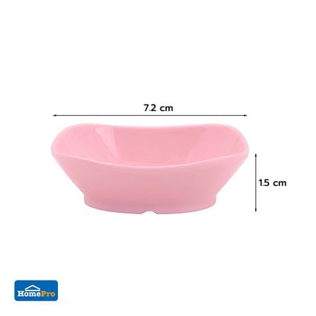 ถ้วยเมลามีนเหลี่ยม 2.75 นิ้ว KECH NEW WAVE สีชมพู_4
