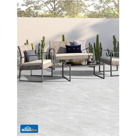 กระเบื้องพื้นพอร์ซเลน 60x60 ซม. TARA เครบี เทาอ่อน A 1.44_2
