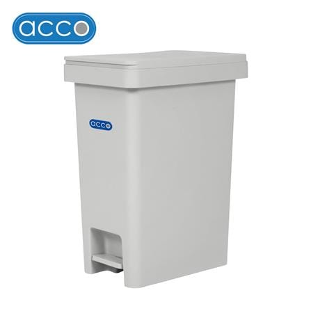 ถังขยะเหยียบเหลี่ยม ACCO LEAN 45 ลิตร สีเทา_0