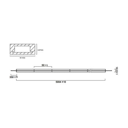 ไฟเส้น LED L&E 12 วัตต์ IP65 2 เมตร COOL WHITE_5