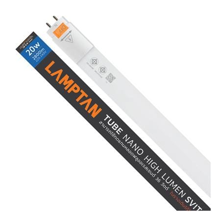 หลอด LED LAMPTAN T8 NANO GUARD 20 วัตต์ DAYLIGHT G13_2