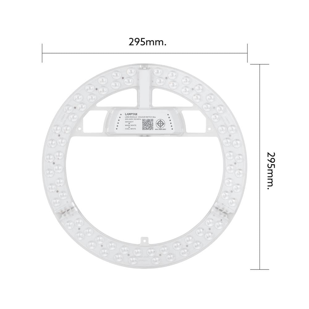 หลอด LED LAMPTAN LENS MODULE 36 วัตต์ DAYLIGHT/ COOL WHITE /WARM WHITE