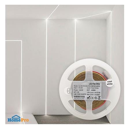 ไฟเส้น LED L&E 12 วัตต์ IP20 2 เมตร COOL WHITE_5
