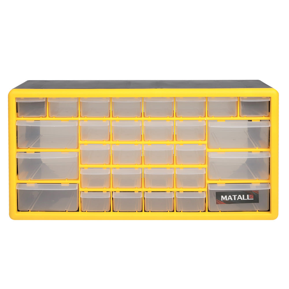 กล่องเครื่องมือ DIY MATALL HL3045-E 30 ช่อง สีเหลือง