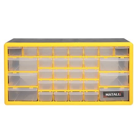 กล่องเครื่องมือ DIY MATALL HL3045-E 30 ช่อง สีเหลือง_0