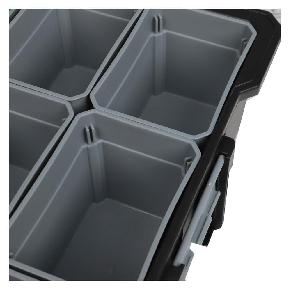 กล่องเครื่องมือ DIY MATALL HL3086-E 12 ช่อง สีเทา