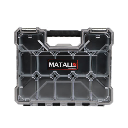 กล่องเครื่องมือ DIY MATALL HL3086-E 12 ช่อง สีเทา_0