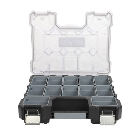 กล่องเครื่องมือ DIY MATALL HL3086-E 12 ช่อง สีเทา_2
