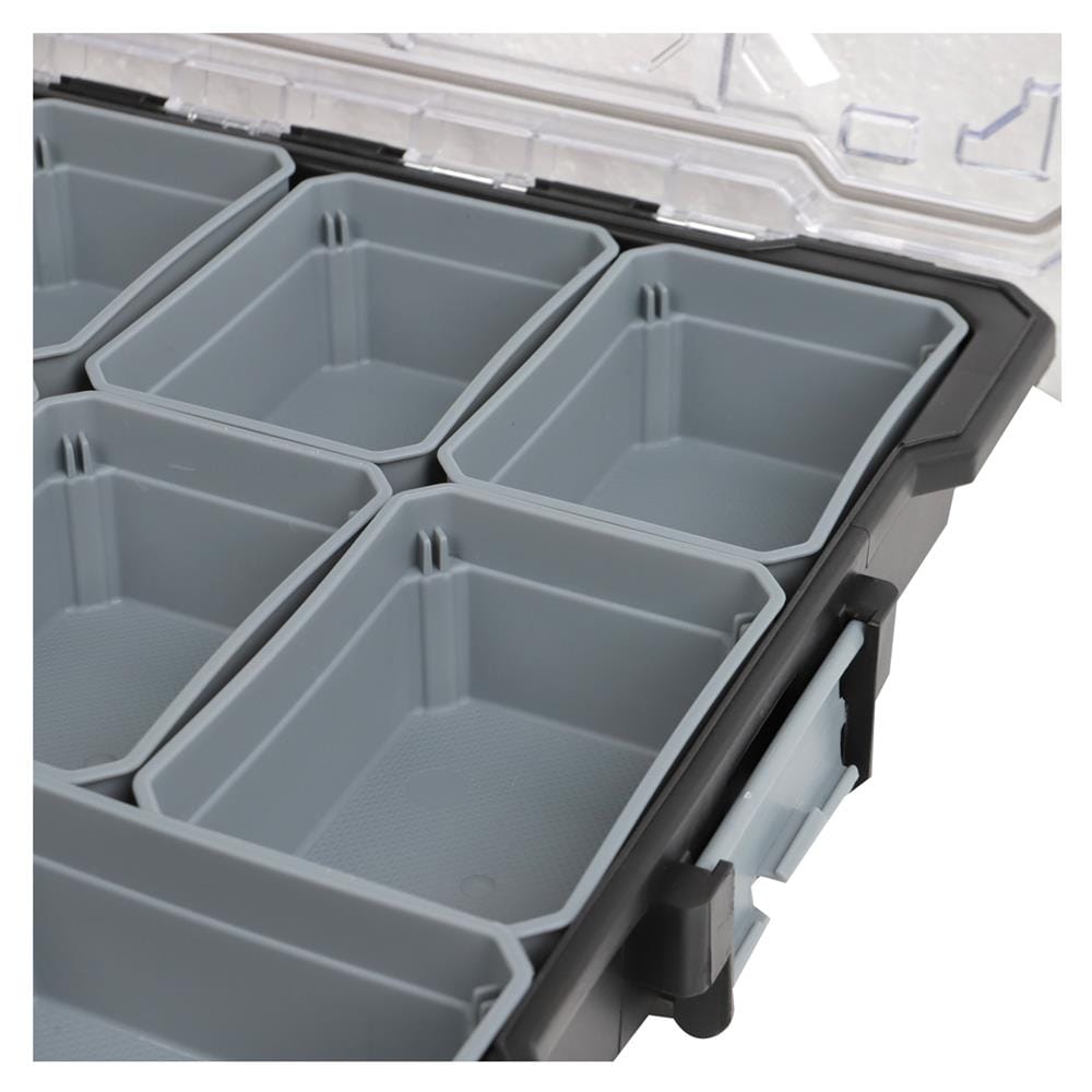 กล่องเครื่องมือ DIY MATALL HL-3086-F 12 ช่อง สีเทา