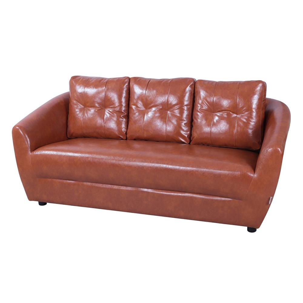 ชุดโซฟา 5 ที่นั่ง AS FURNITURE ROOF LBWB21 PVC น้ำตาลอ่อน