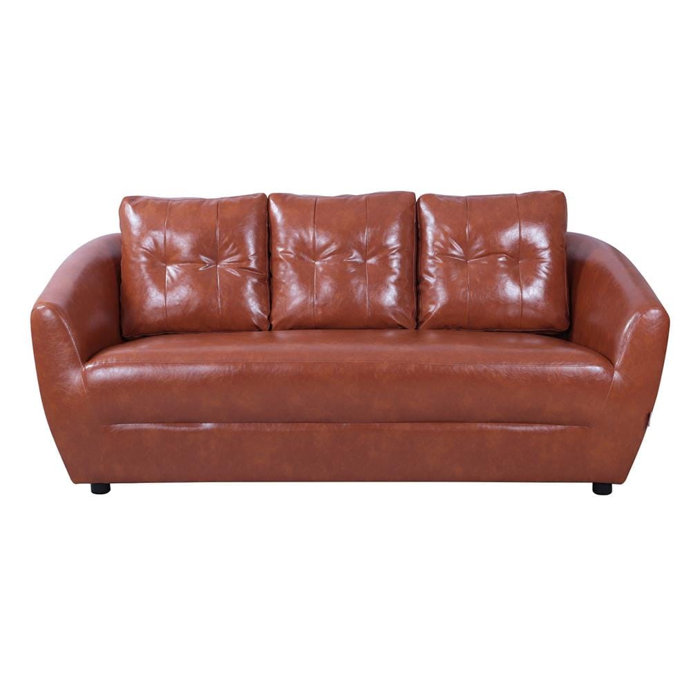 ชุดโซฟา 5 ที่นั่ง AS FURNITURE ROOF LBWB21 PVC น้ำตาลอ่อน