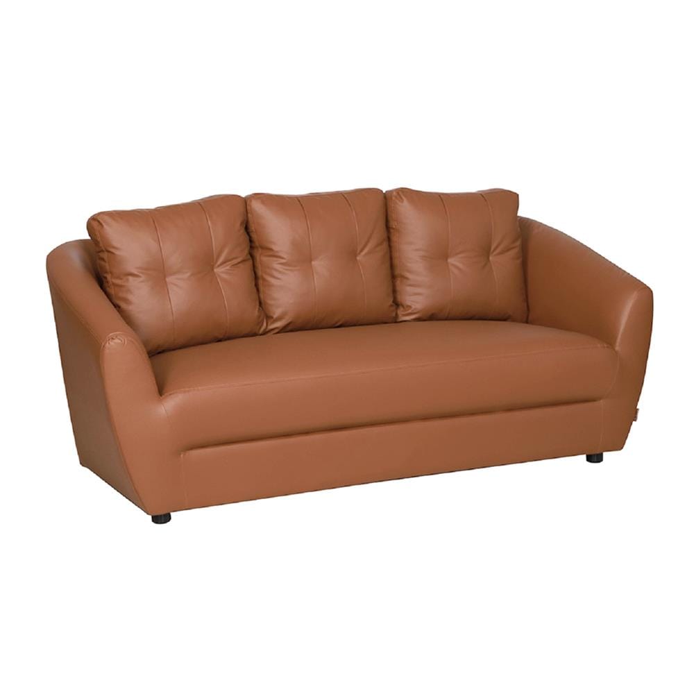 ชุดโซฟา 5 ที่นั่ง AS FURNITURE ROOF LBWD41 PVC สีน้ำตาลอ่อน