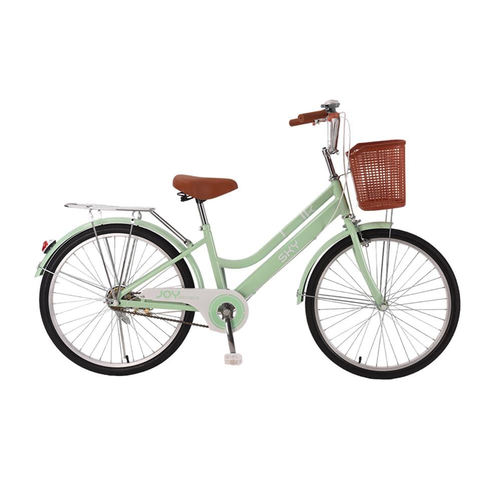 จักรยานแม่บ้าน 24 นิ้ว JOY BICYCLE SKY สีเขียว