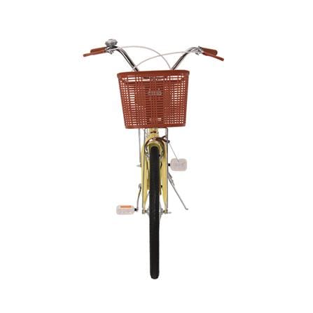 จักรยานแม่บ้าน 24 นิ้ว JOY BICYCLE SKY สีครีม_4