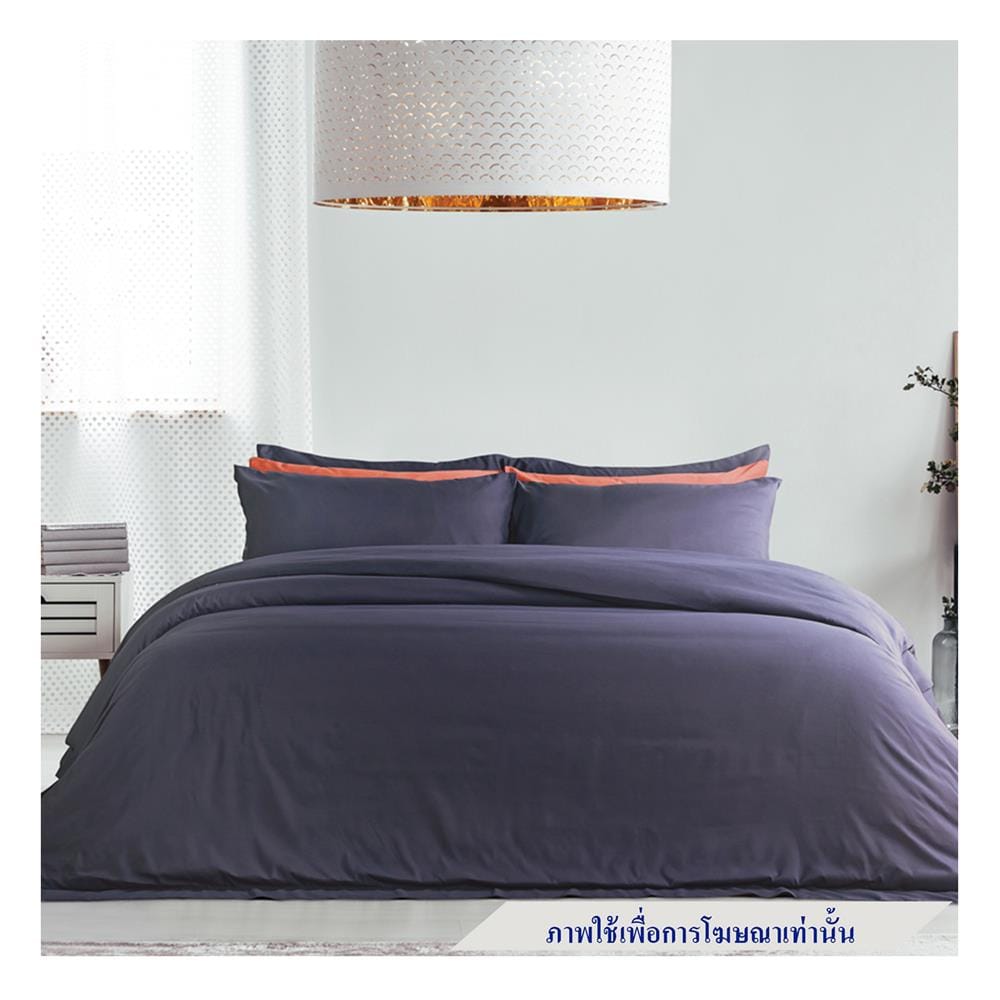 ชุดผ้าปูที่นอน 6 ฟุต 5 ชิ้น SATIN PLUS SOLID  PS017