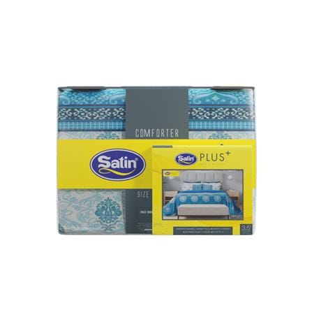 ชุดผ้าปูที่นอน 3.5 ฟุต 4 ชิ้น SATIN PLUS PRINT PP020_4