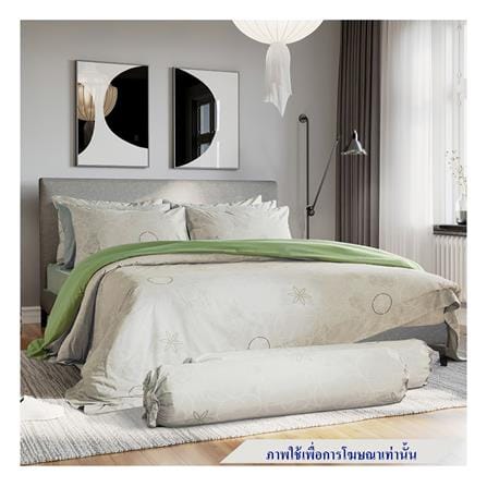ชุดผ้าปูที่นอน 3.5 ฟุต 3 ชิ้น SATIN PLUS PRINT LK035