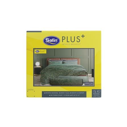 ชุดผ้าปูที่นอน 3.5 ฟุต 3 ชิ้น SATIN PLUS PRINT PP026_4