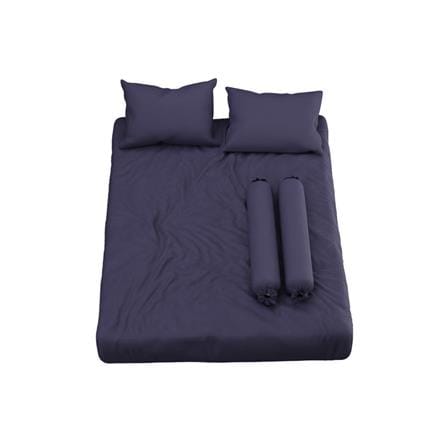 ชุดผ้าปูที่นอน 5 ฟุต 5 ชิ้น SATIN PLUS SOLID PS017_1
