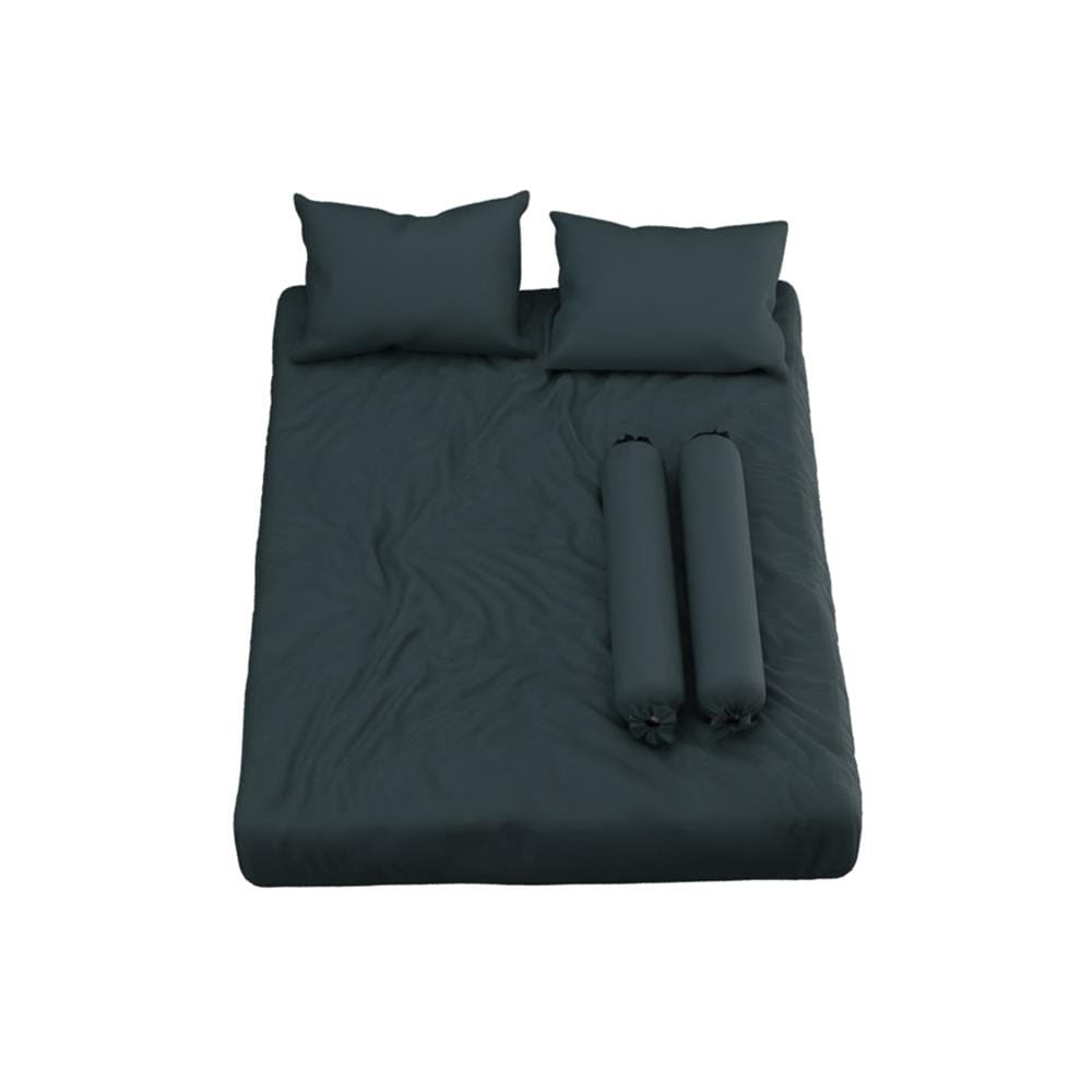 ชุดผ้าปูที่นอน 6 ฟุต 5 ชิ้น SATIN PLUS SOLID PS019