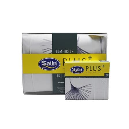 ชุดผ้าปูที่นอน 6 ฟุต 6 ชิ้น SATIN PLUS PRINT PP025_4