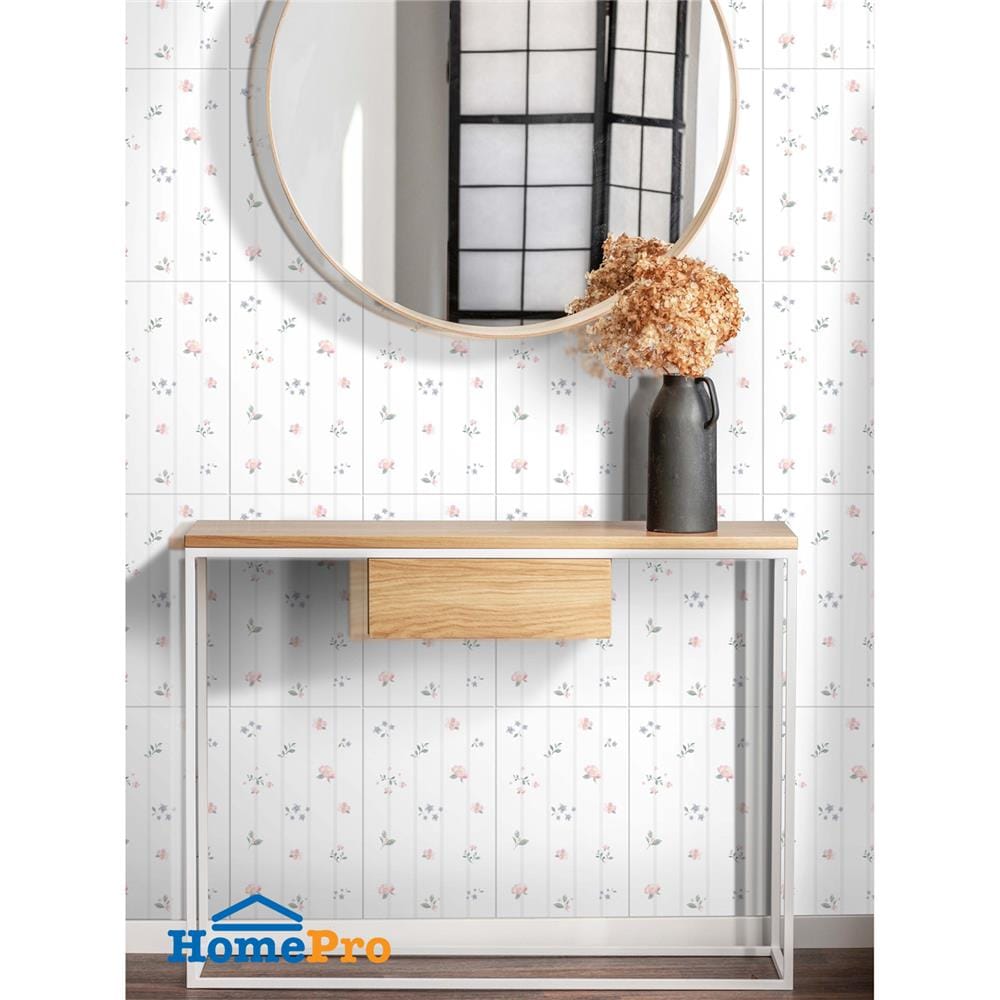กระเบื้องผนัง 10x16 นิ้ว ภูผา โบตั๋น ชมพู A 1 ตร.ม.