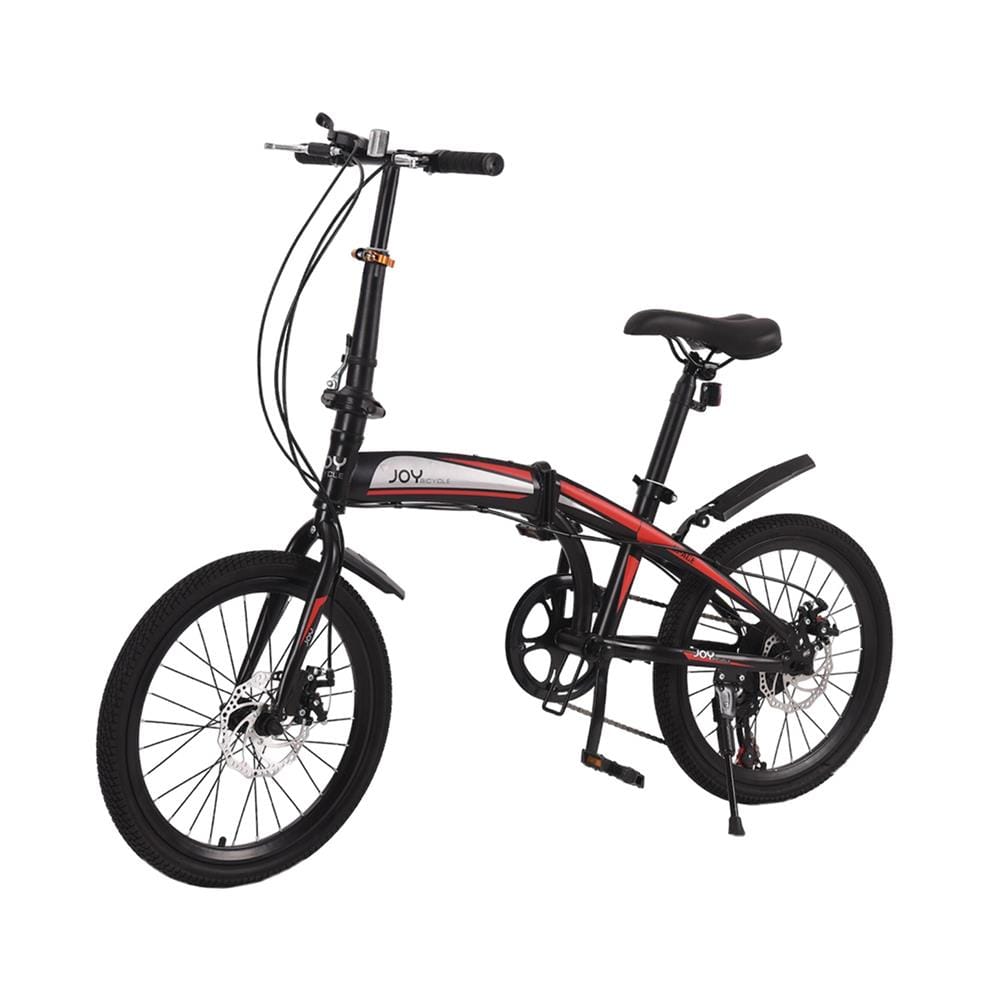 จักรยานพับ 20 นิ้ว JOY BICYCLE SPACE สีแดง