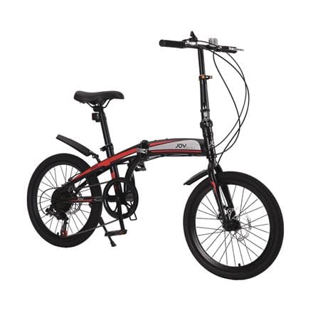 จักรยานพับ 20 นิ้ว JOY BICYCLE SPACE สีแดง_3