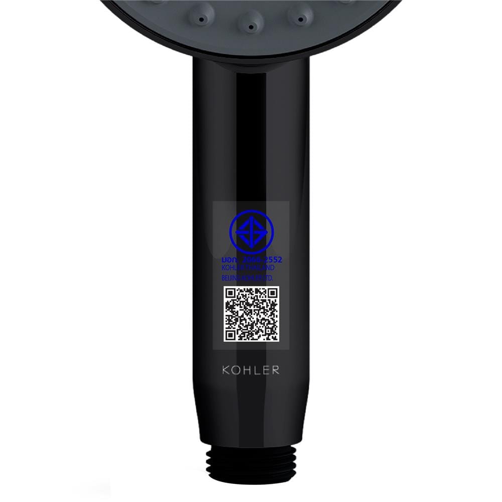 หัวฝักบัวสายอ่อน 3 ระดับ KOHLER K-26284T-BL สีดำ