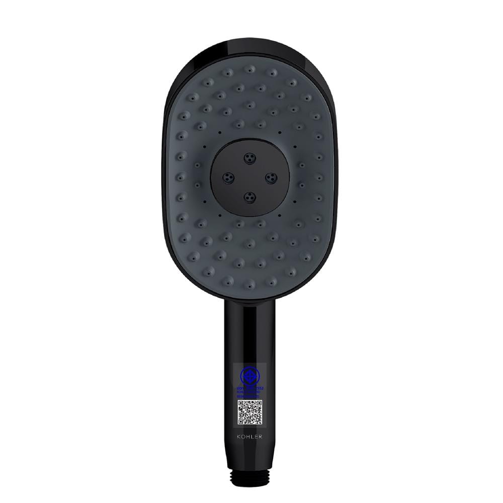 หัวฝักบัวสายอ่อน 3 ระดับ KOHLER K-26284T-BL สีดำ
