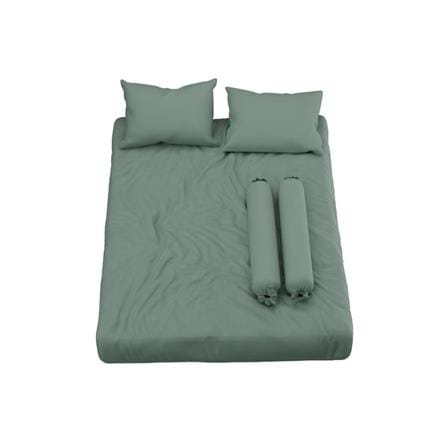 ชุดผ้าปูที่นอน 5 ฟุต (ชุด 5 ชิ้น) SATIN PLUS SOLID PS020_1