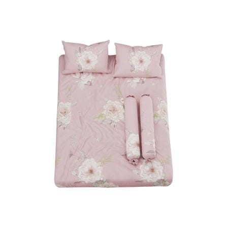 ชุดผ้าปูที่นอน 6 ฟุต 5 ชิ้น SATIN PLUS PRINT PP021_1