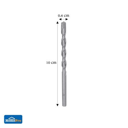 ดอกสว่านเจาะคอนกรีตก้านกลม MATALL 6 x 100 มม._3