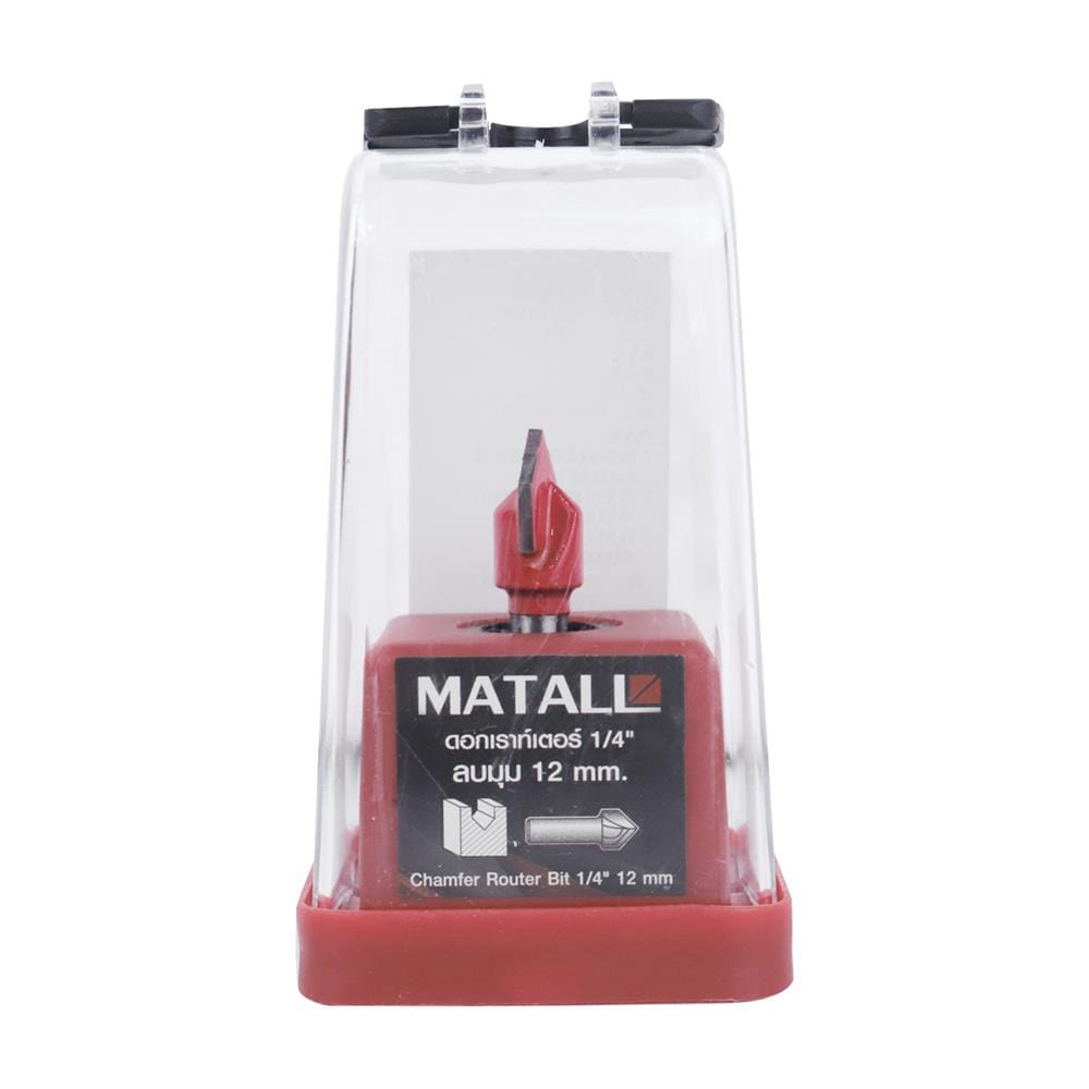 ดอกเราท์เตอร์ ลบมุม MATALL 1/4 นิ้ว 12 มม.