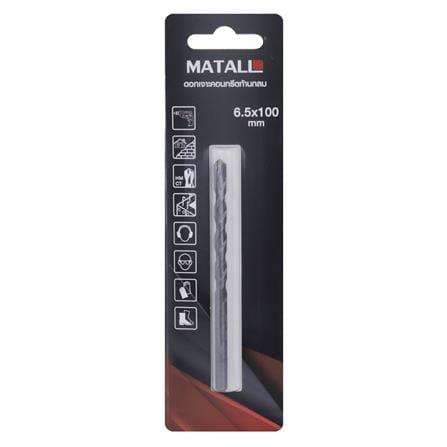 ดอกสว่านเจาะคอนกรีตก้านกลม MATALL 6.5 x 100 มม._2