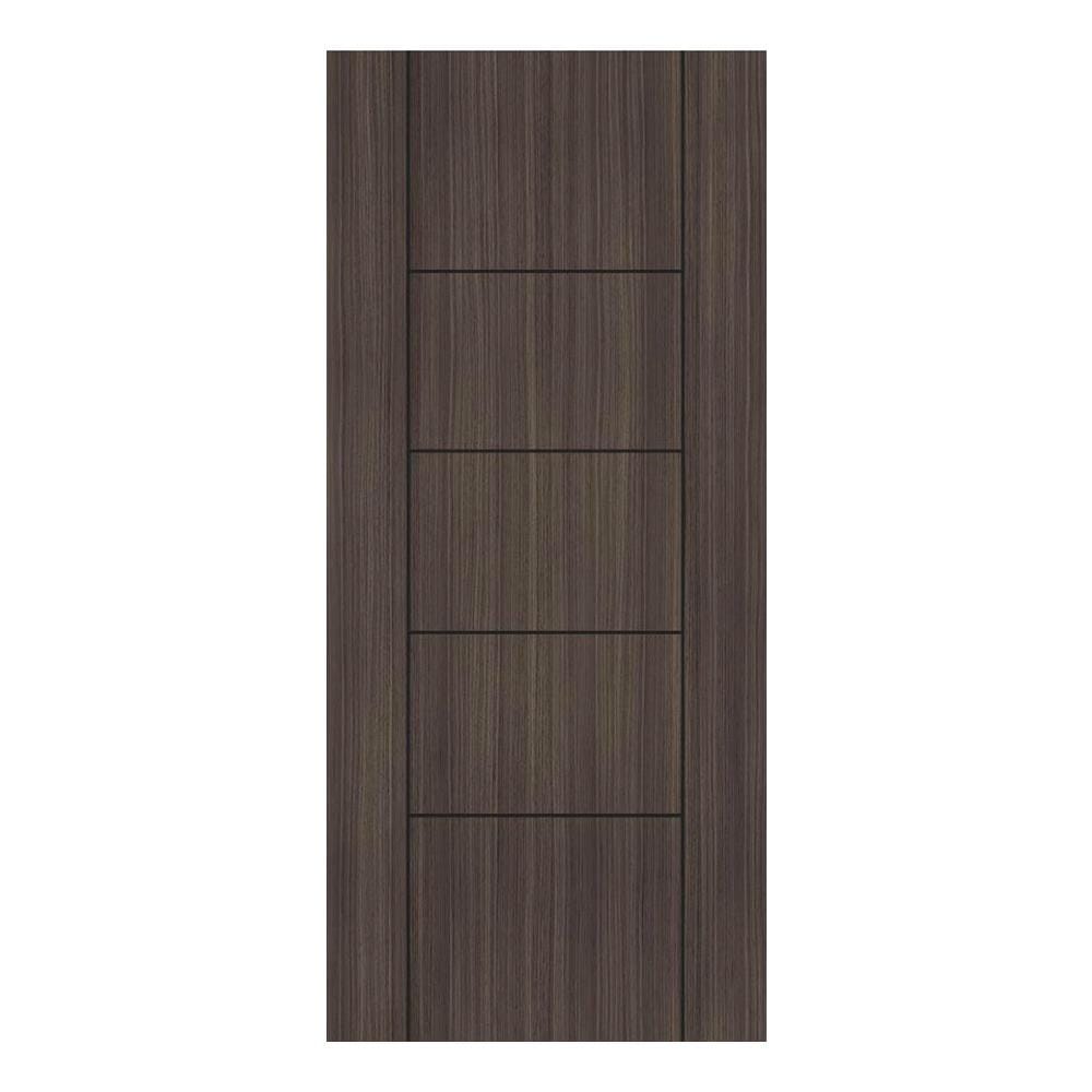 ประตูภายในเมลามีน METRO MD390 ATLANTA 80X200 ซม. สีน้ำตาล ไม่เจาะลูกบิด