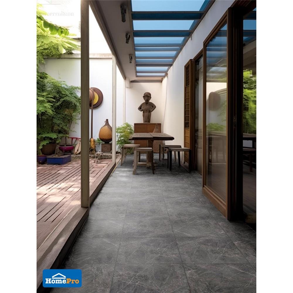 กระเบื้องพื้น 60x60 ซม. TARA ฟอสโซ เทา PM 1.44M2