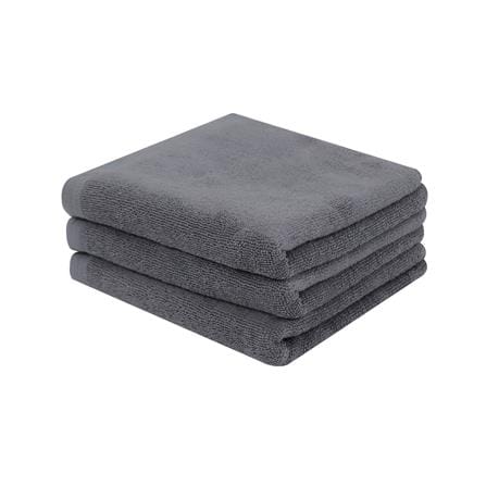 ผ้าขนหนู HOME LIVING STYLE 15X30 นิ้ว สี GREY แพ็ก 3 ชิ้น_1