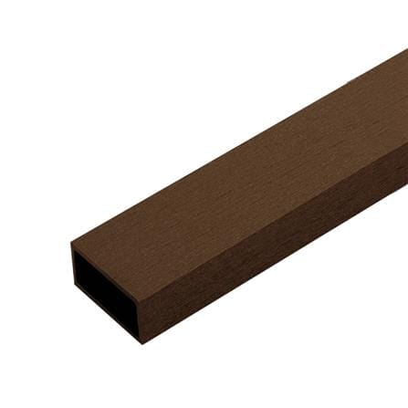 ไม้ระแนง WPC แบบกลวง WATSADUNIYOM OLT-H006 7.4x3.7x300 ซม. สีน้ำตาลช็อกโกแลต_0