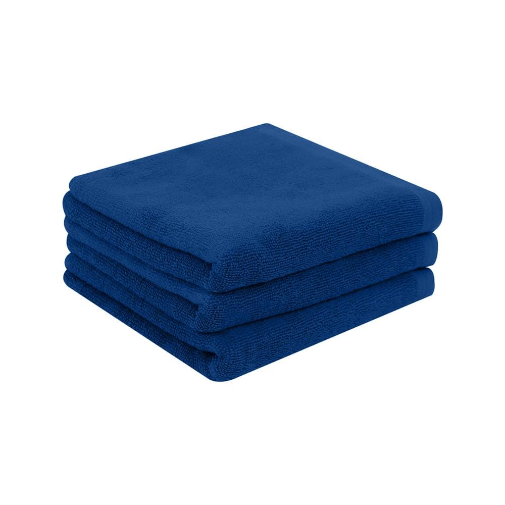 ผ้าขนหนู HOME LIVING STYLE 15X30 นิ้ว สี NAVY แพ็ก 3 ชิ้น_1