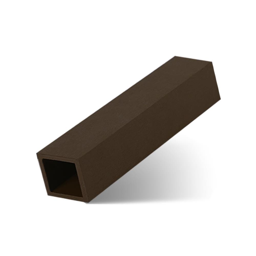 ไม้ระแนง WPC แบบกลวง WATSADUNIYOM OLT-H001 5x5x300 ซม. สีน้ำตาลช็อกโกแลต