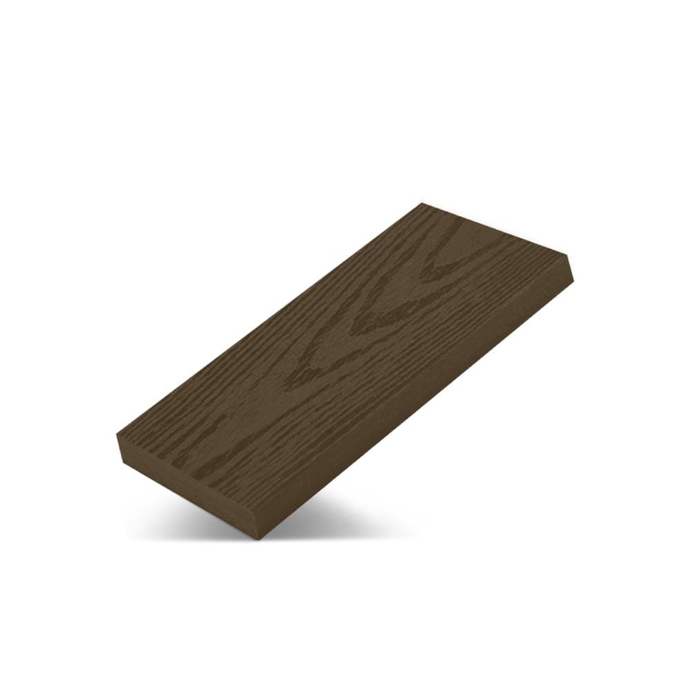 ไม้ระแนง WPC แบบตัน WATSADUNIYOM OLA-S004 9.0x1.3x300 ซม. สีน้ำตาลช็อกโกแลต