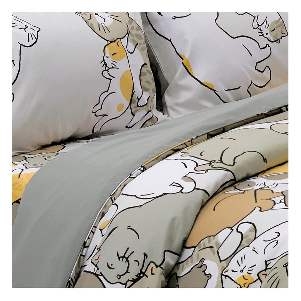 ชุดผ้าปูที่นอน 3.5 ฟุต 3 ชิ้น TULIP หมาจ๋า 60014-DLC131