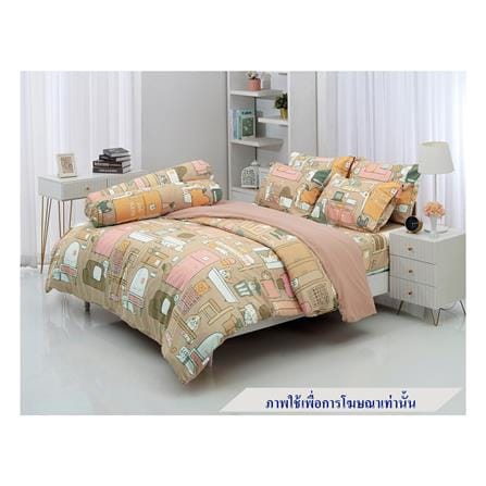 ชุดผ้าปูที่นอน 3.5 ฟุต 3 ชิ้น TULIP หมาจ๋า 60014-DLC129