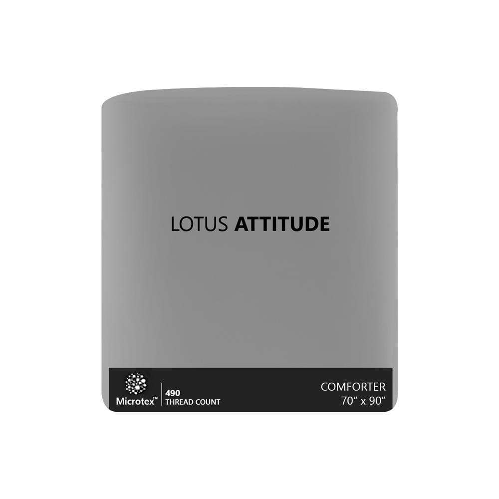 ชุดผ้าปูที่นอน 3.5 ฟุต 4 ชิ้น LOTUS ATTITUDE NORDEN สี SVART
