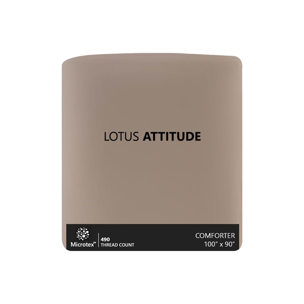 ชุดผ้าปูที่นอน 5 ฟุต 6 ชิ้น LOTUS ATTITUDE NORDEN สี MANDEL
