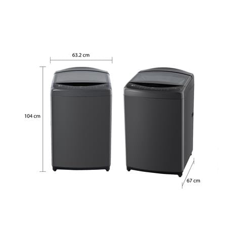 เครื่องซักผ้าฝาบน LG TV2521DV7B 21 กก. อินเวอร์เตอร์ สีดำ_7