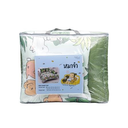 ชุดผ้าปูที่นอน 6 ฟุต 6 ชิ้น TULIP หมาจ๋า 60204-DLC128_3
