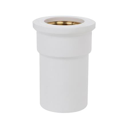ข้อต่อตรงเกลียวในทองเหลือง-หนา SCG 3/4 นิ้ว สีขาว_0